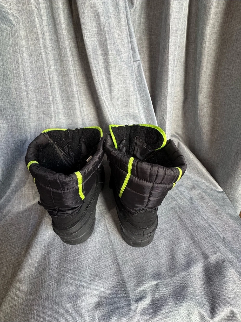 Kids insulated waterproof winter snow boots, Youth Size 3 (EU 35)